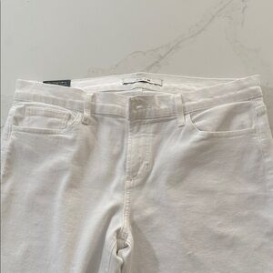 Joe's Jeans White Flare & Wide Leg Denim